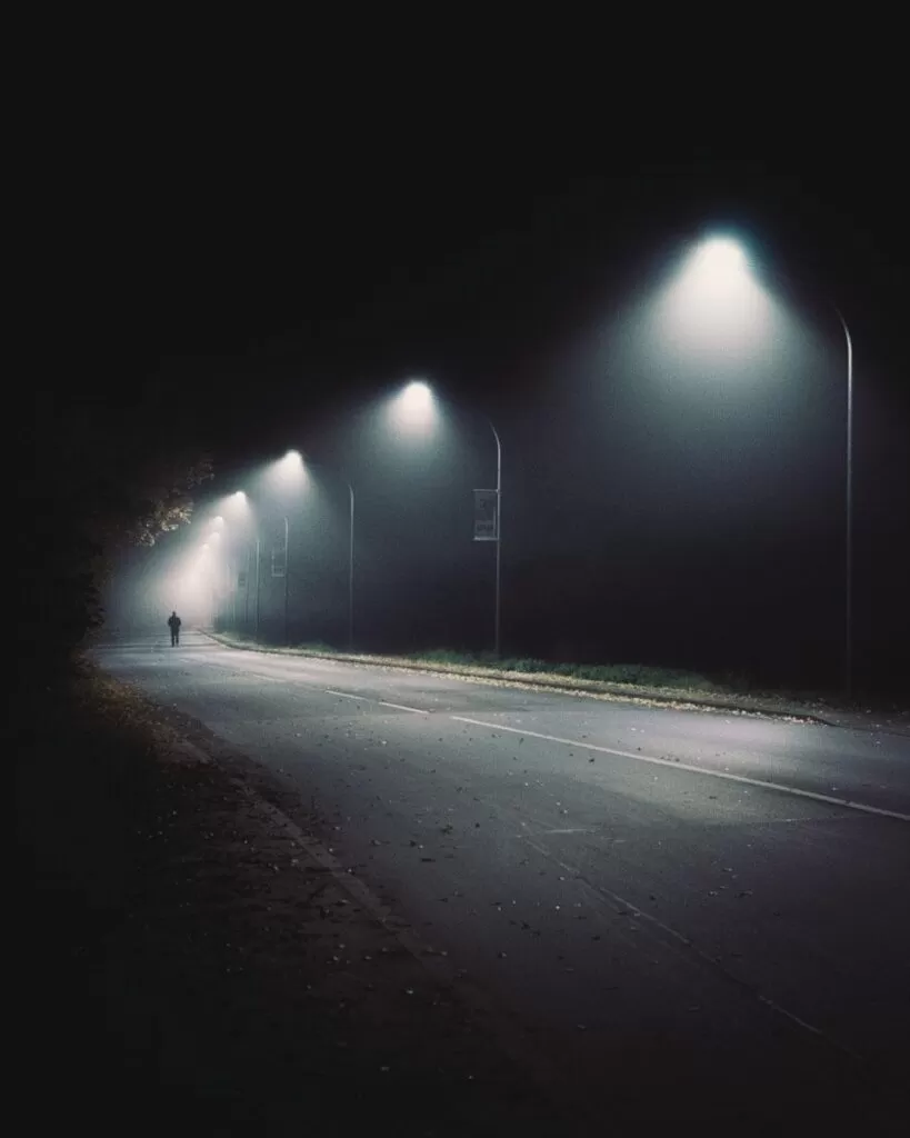 streetlight in night photography