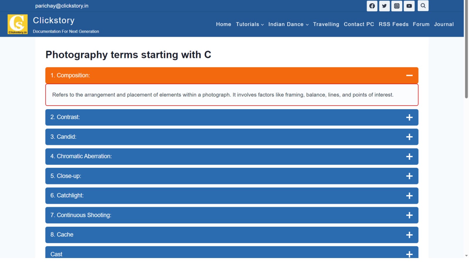 photography terms starting with b