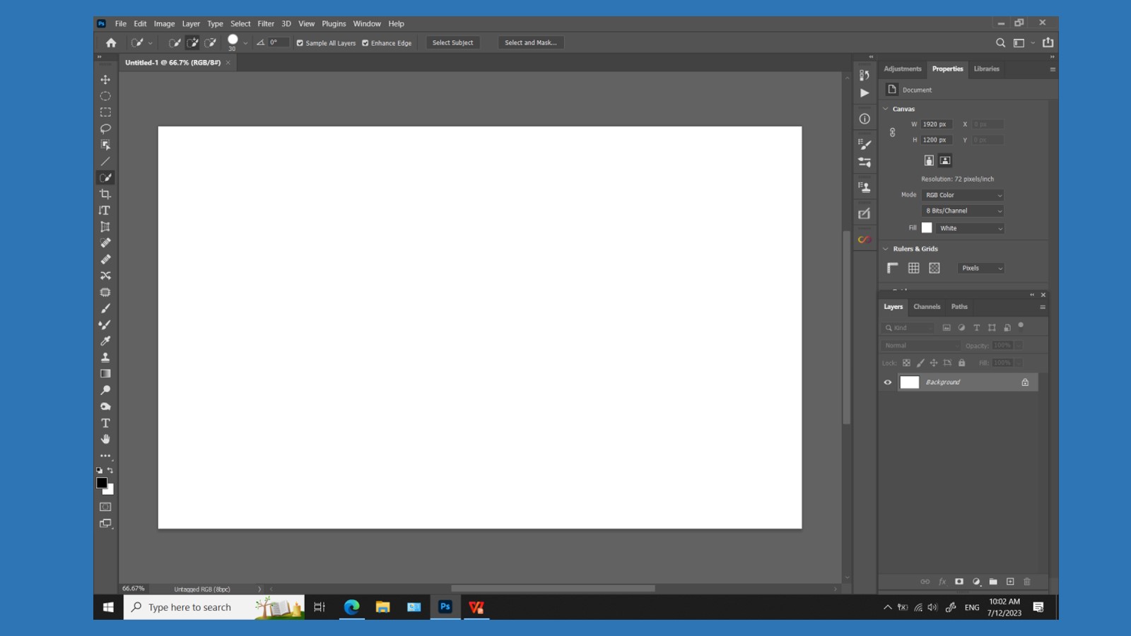 photoshop interface