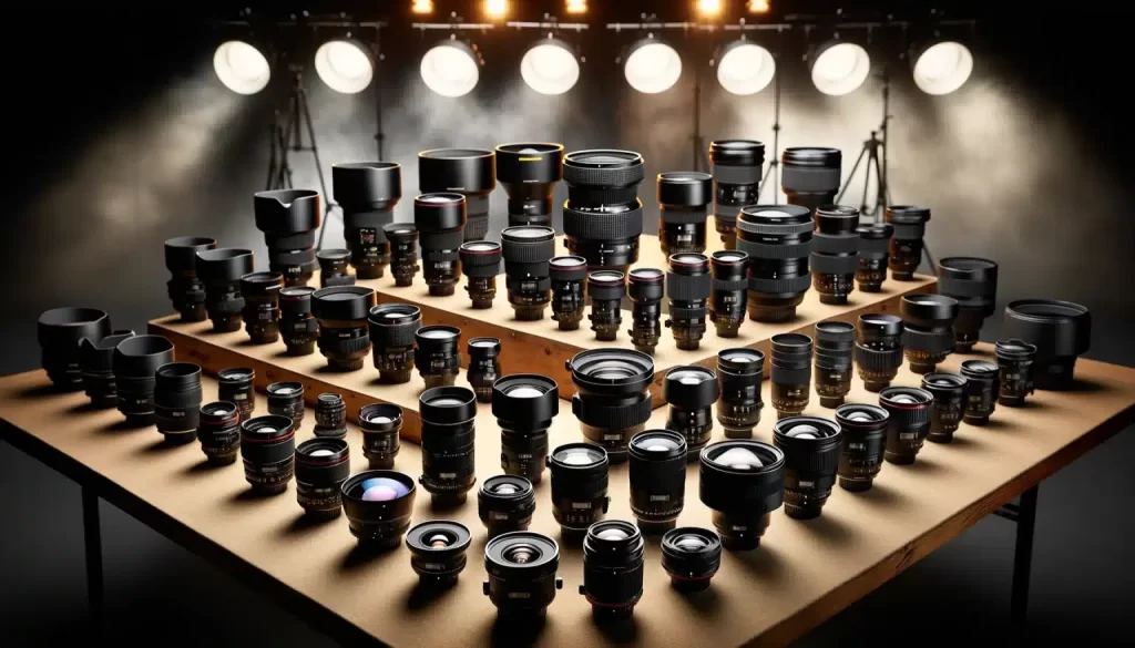 various lenses