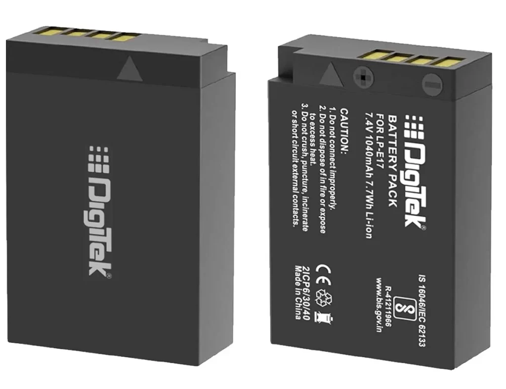 lithium-ion camera batteries