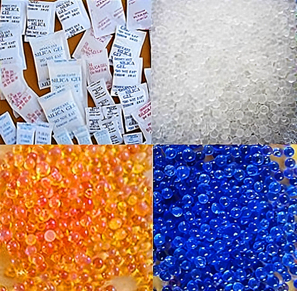 indicating silica gel