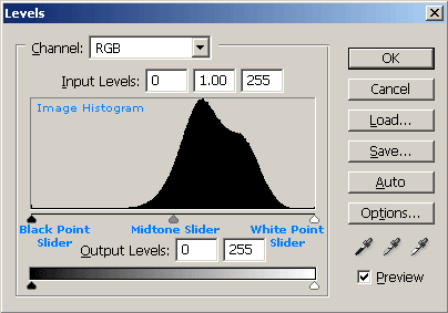 levels in photoshop
