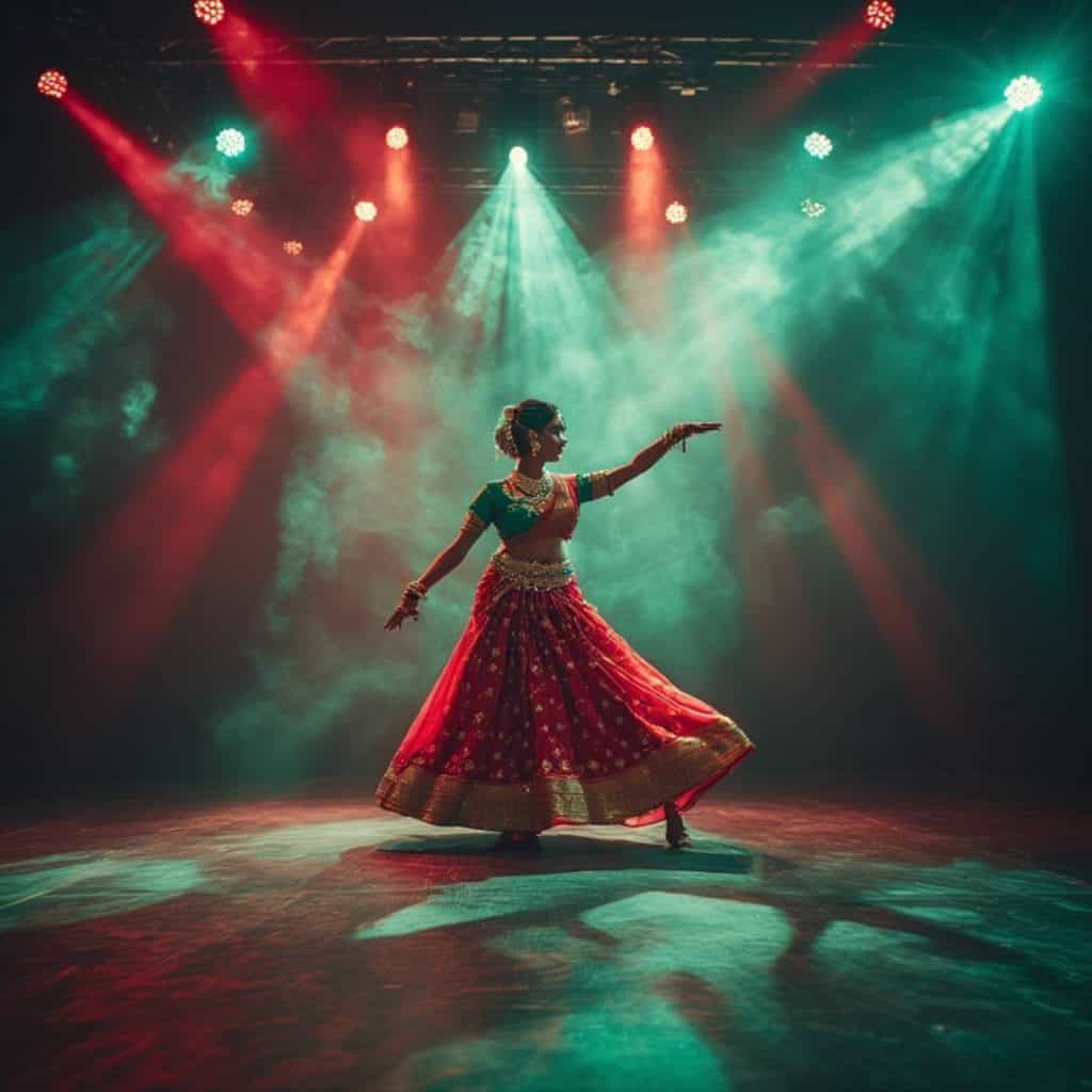 led lighting problem on stage photography