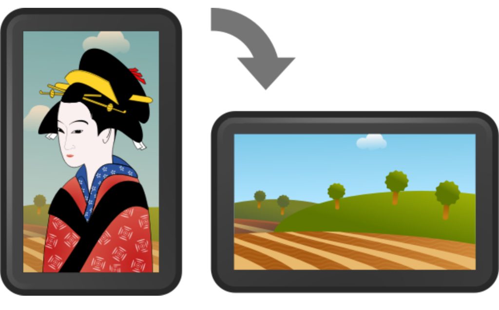 portrait and landscape frames