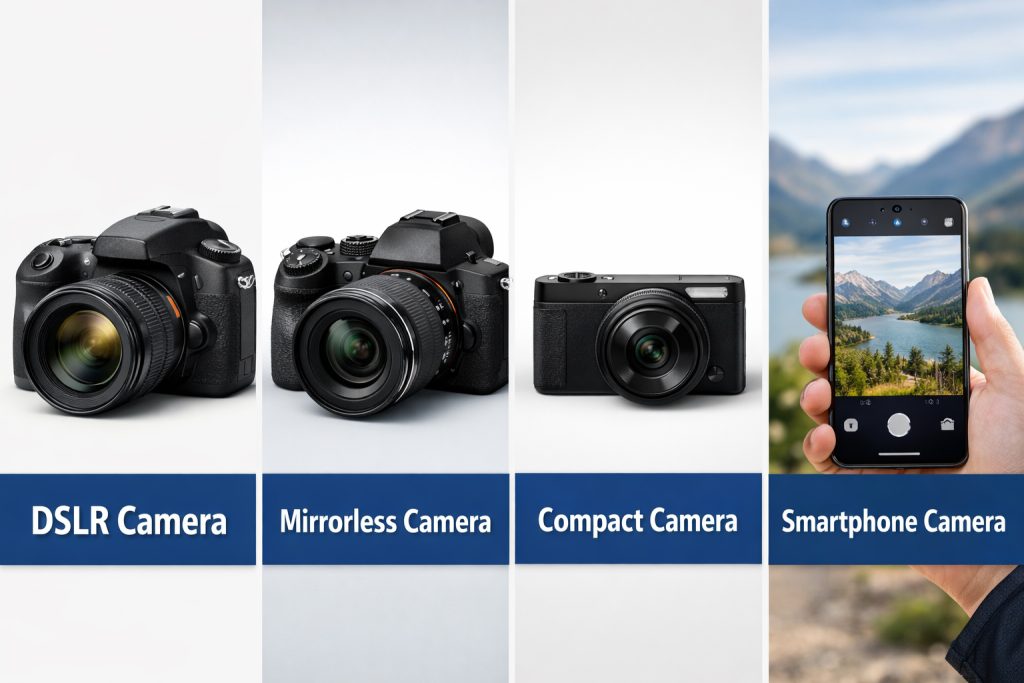 Different types of cameras