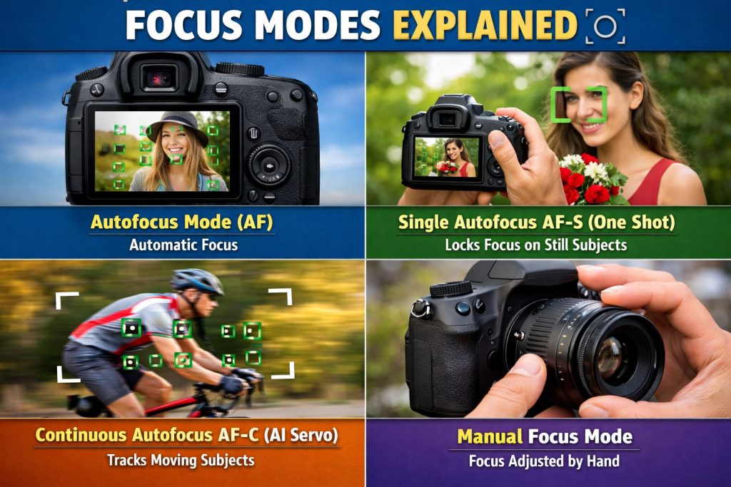 focus and autofocus mode