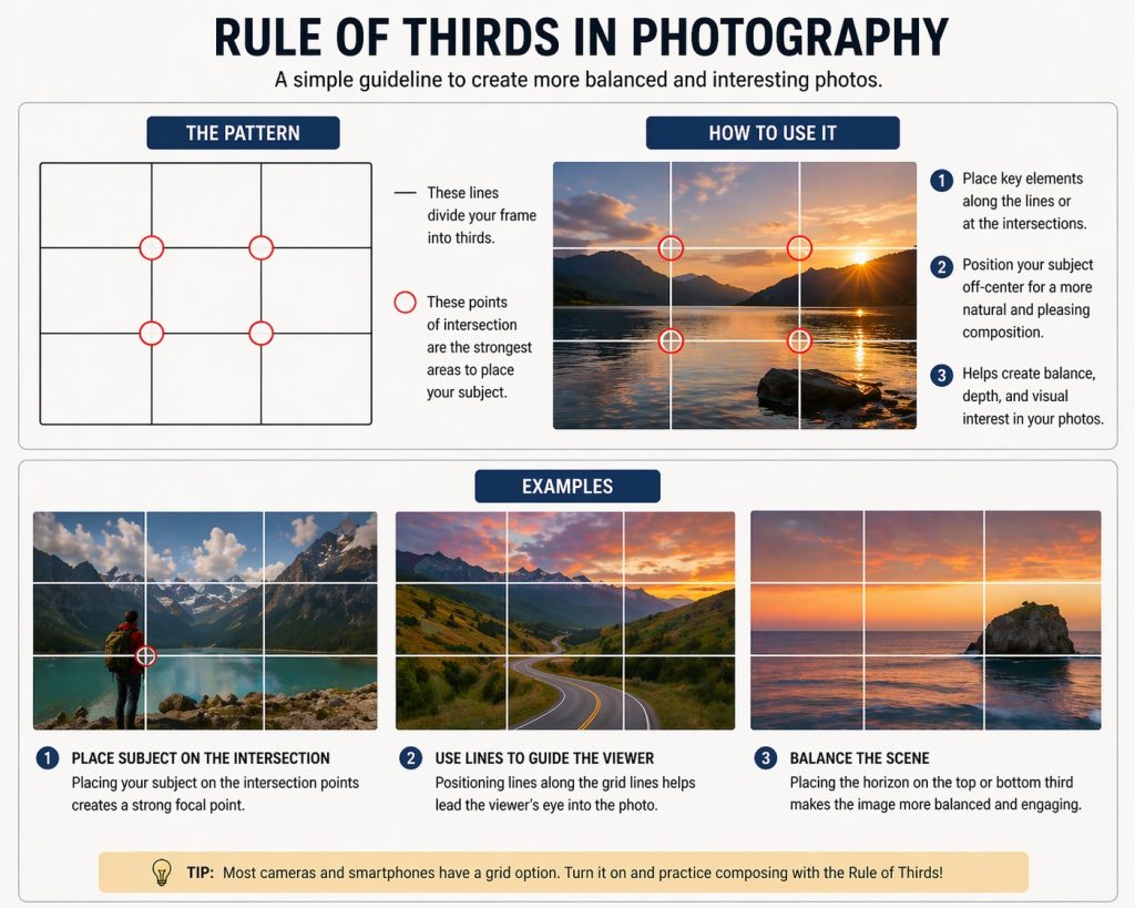 rule of third and composition technique