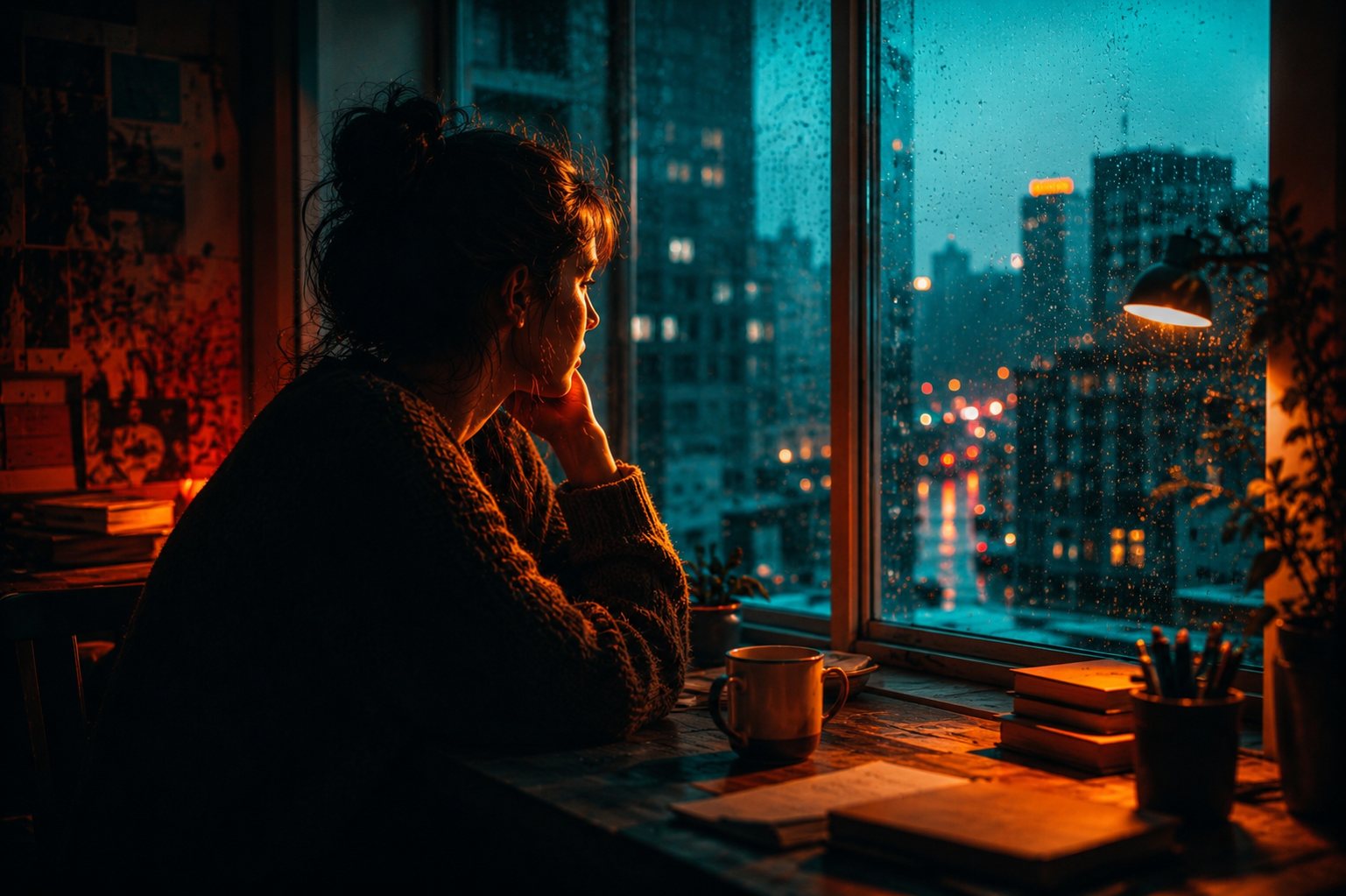 cinematic photography teal orange light