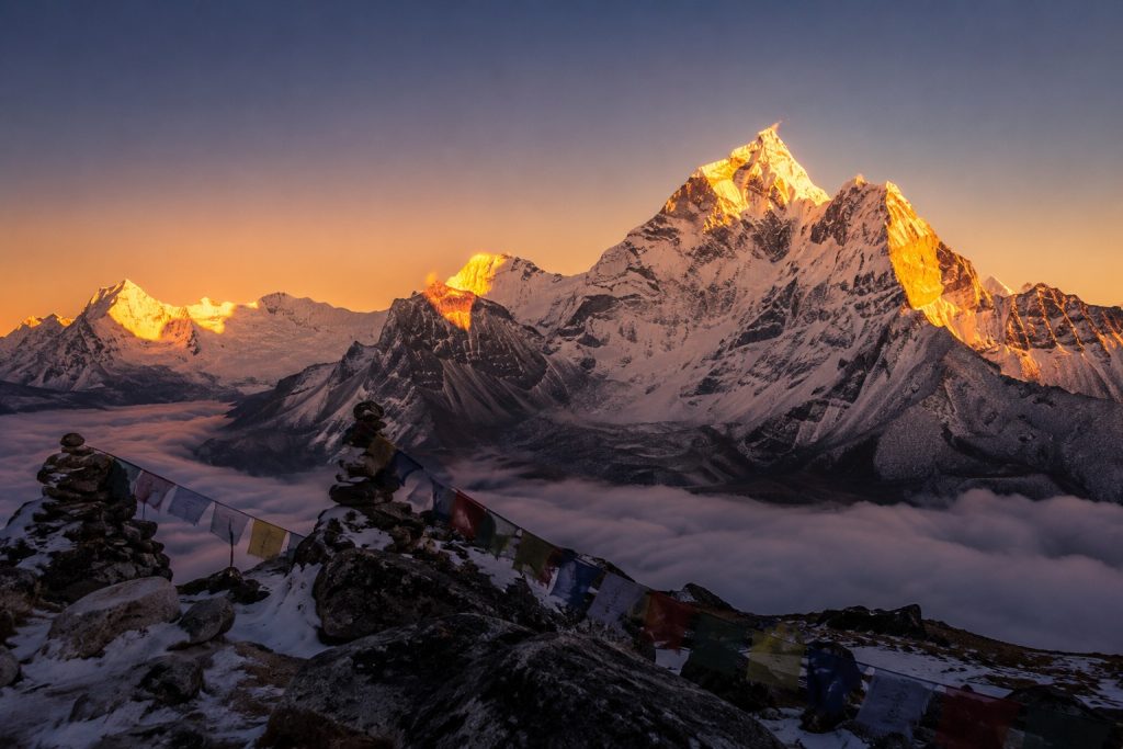 The Himalayan sun rise - nature photography