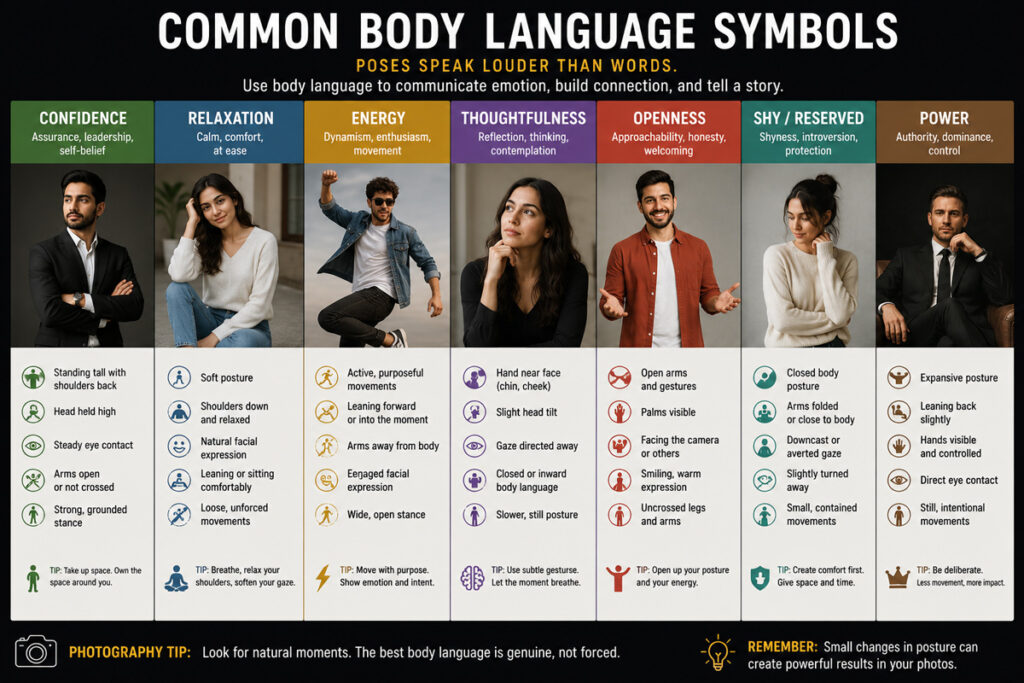 understanding body language in portrait photography