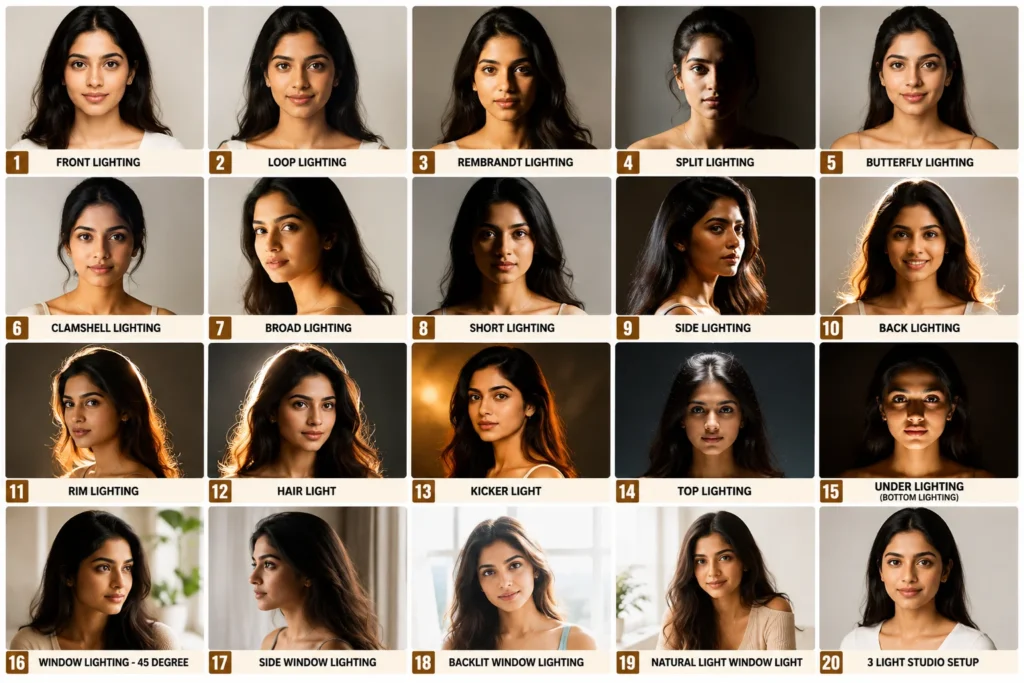 portrait lighting setups feature image