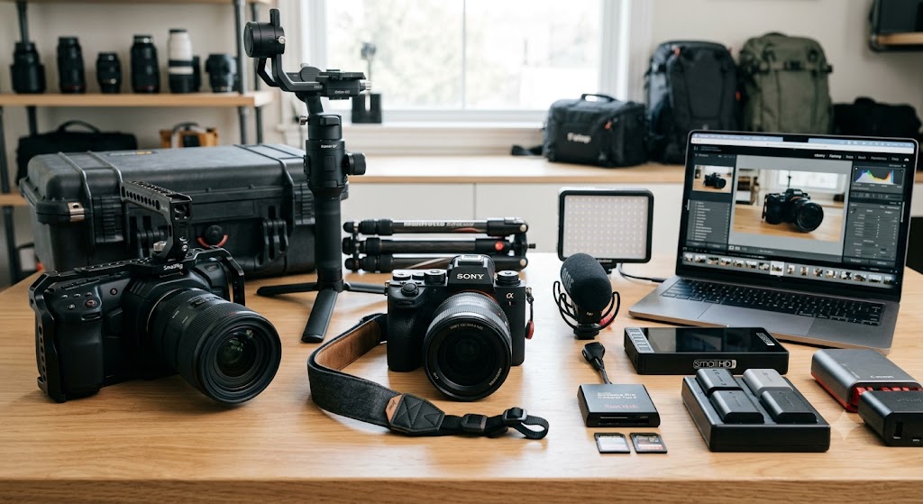 camera gear image for advanced photography page