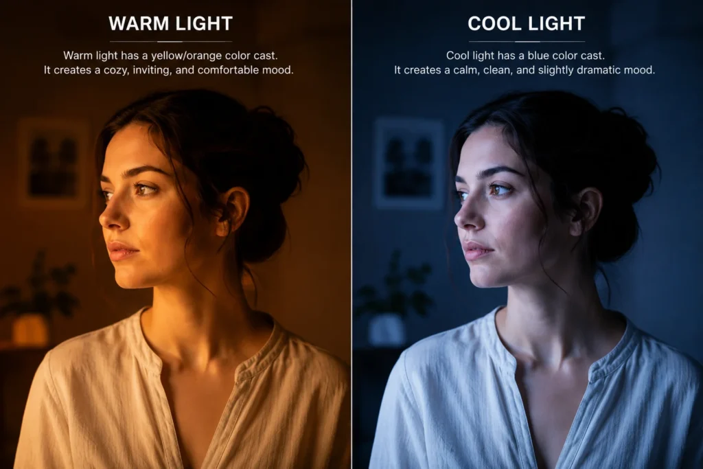 warm and cool light effects