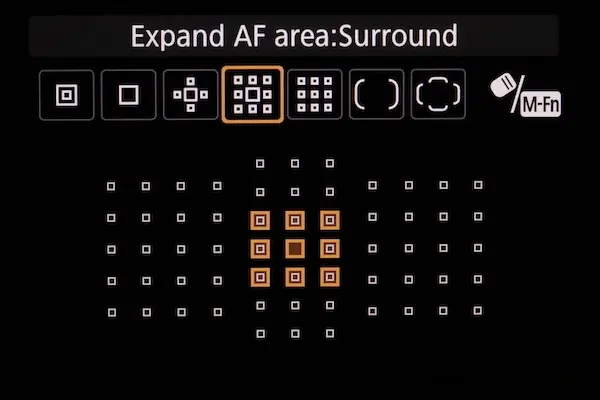 expand AF around DSLR