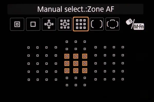 Zone AF DSLR